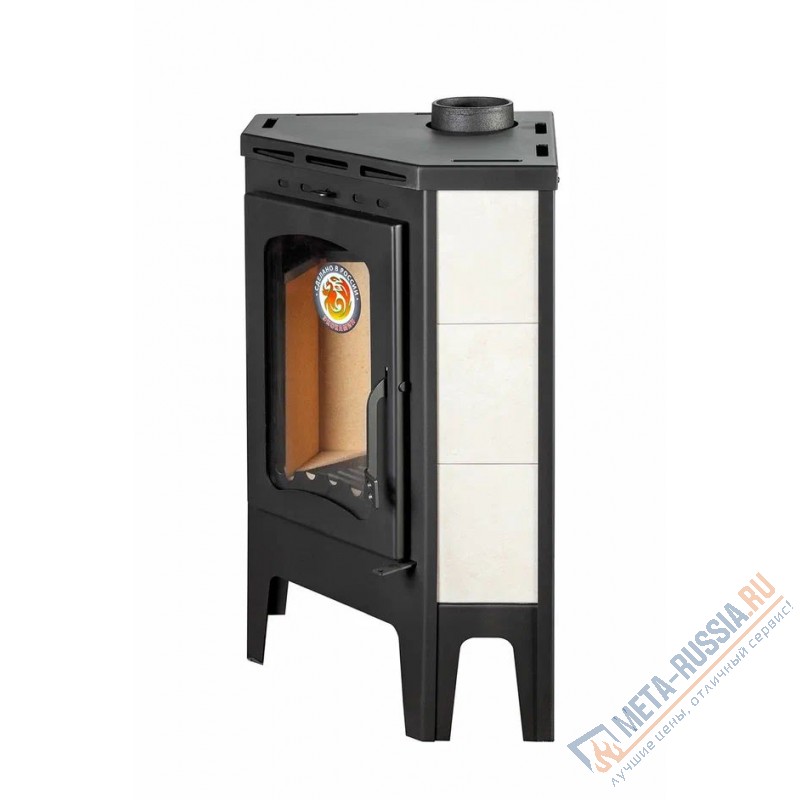 Печь-камин Экокамин Бавария угловая