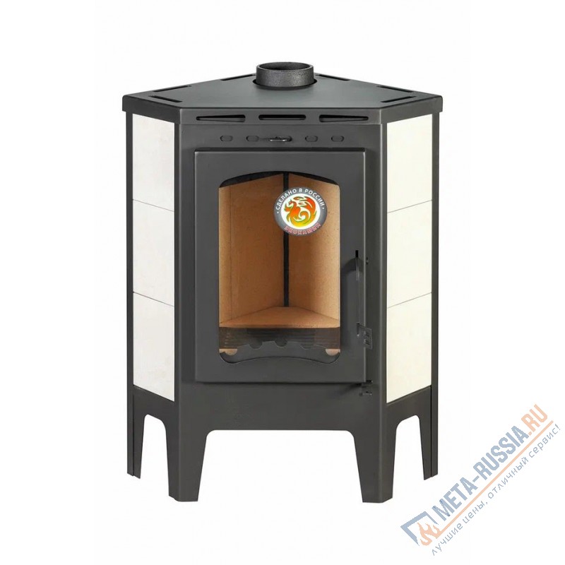 Печь-камин Экокамин Бавария угловая