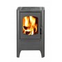 Печь-камин Экокамин Бавария Эко с плитой одна конфорка, 6 кВт, дымоход 120, длительное горение