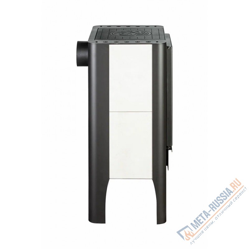 Печь-камин Экокамин Бавария Эко с плитой одна конфорка, 6 кВт, дымоход 120, длительное горение