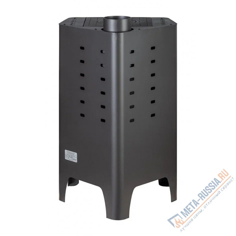 Печь-камин Экокамин Бавария Эко угловая с плитой