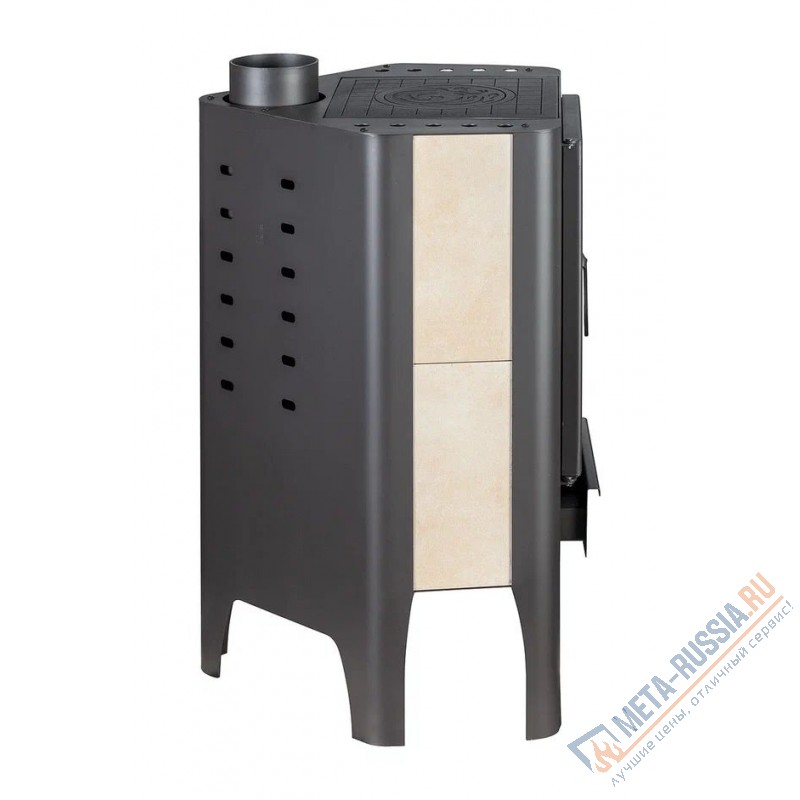 Печь-камин Экокамин Бавария Эко угловая с плитой Печь-камин Экокамин Бавария Эко угловая с плитой