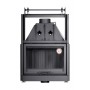 Каминная топка ЭкоКамин Альфа 800KB с контргрузом черный шамот (TA800KB)