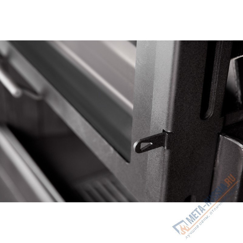 Каминная топка ЭкоКамин Альфа 800KB с контргрузом черный шамот (TA800KB)