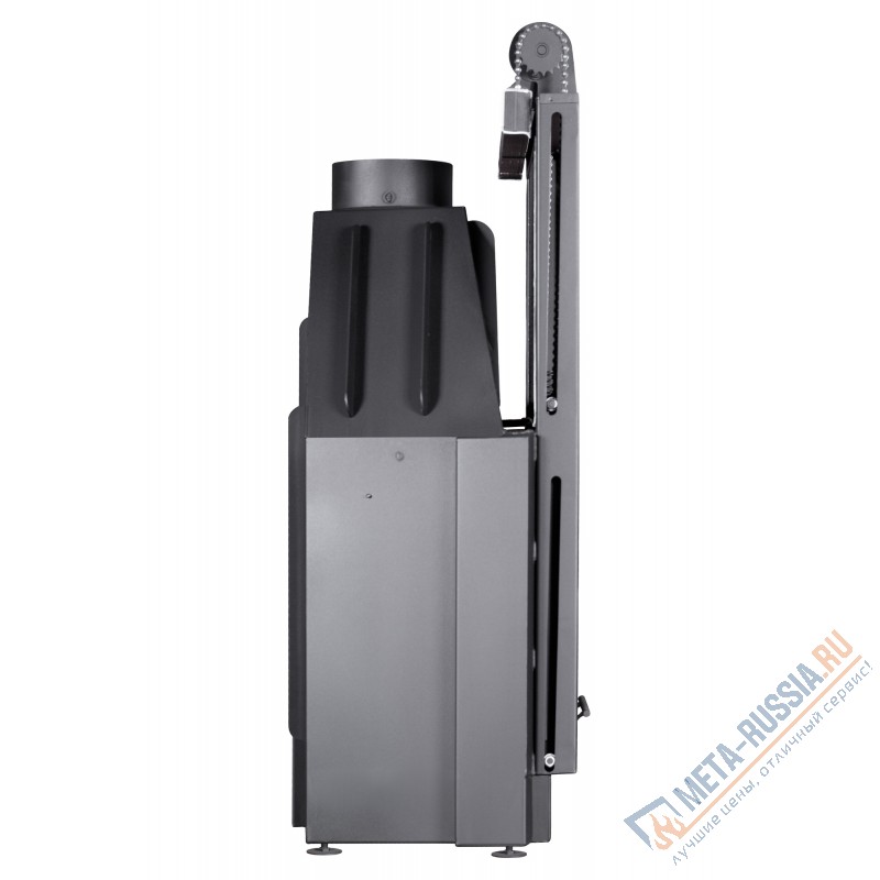 Каминная топка ЭкоКамин Альфа 800KB с контргрузом черный шамот (TA800KB)