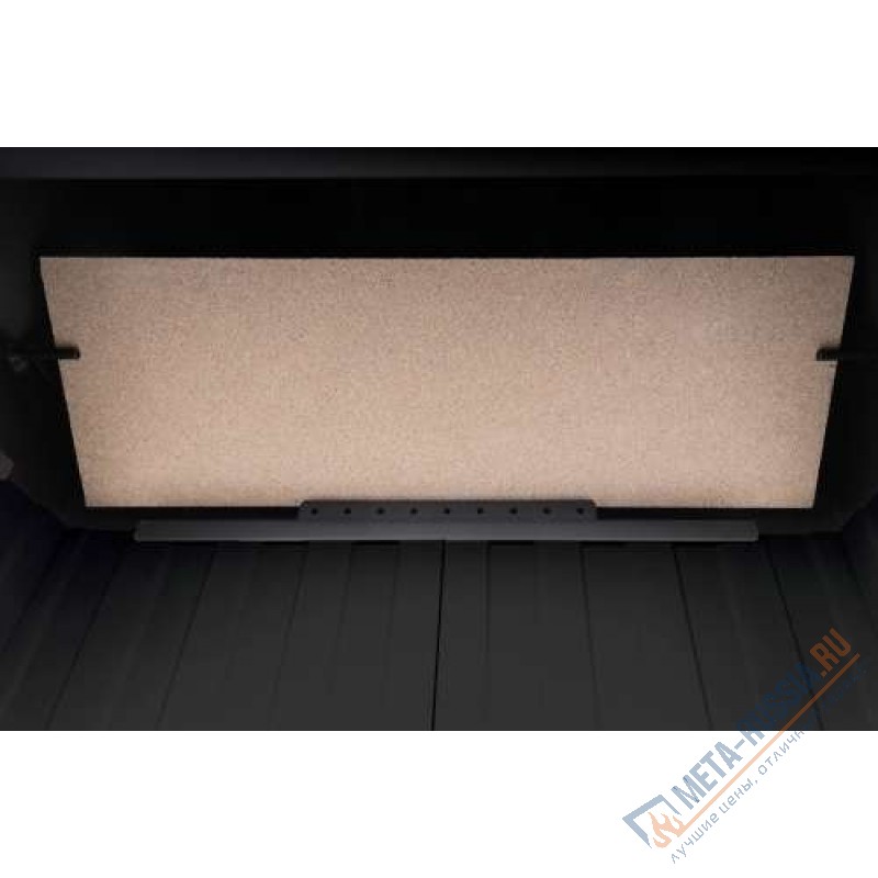 Каминная топка Экокамин Альфа 700 КВ с контргрузом черный шамот TA700-1KB