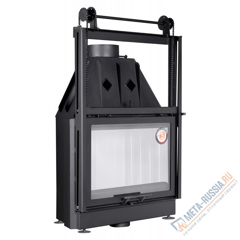 Каминная топка ЭкоКамин Альфа 800К с контргрузом (TA800K)