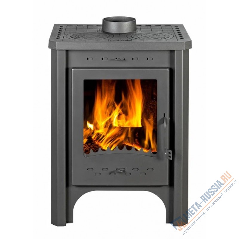 Печь-камин Экокамин Бавария с плитой