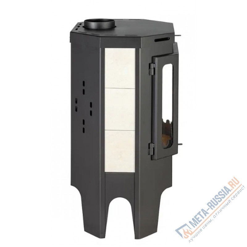 Печь-камин Экокамин Бавария призматик пристенно-угловой