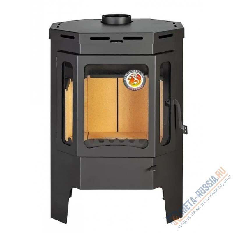 Печь-камин Экокамин Бавария призматик пристенно-угловой