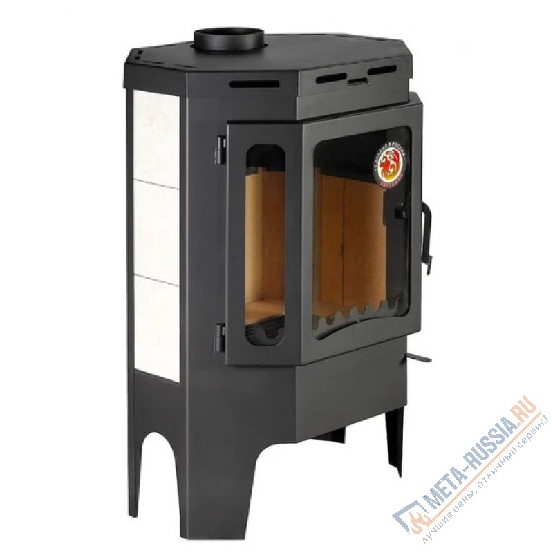 Печь-камин Экокамин Бавария призматик пристенно-угловой