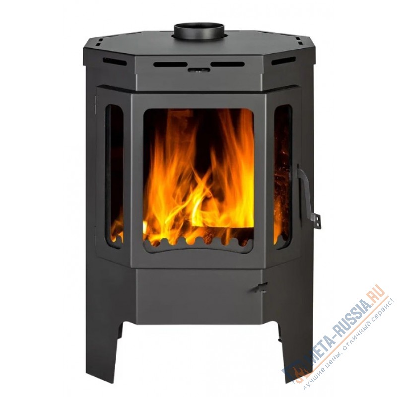 Печь-камин Экокамин Бавария призматик пристенно-угловой