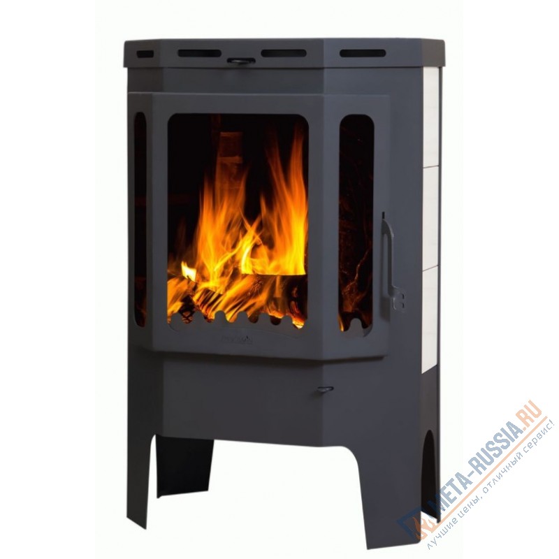 Печь-камин Экокамин Бавария призматик пристенно-угловой