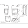 Каминная топка Romotop HEAT R/L 3G L 65.51.40.01