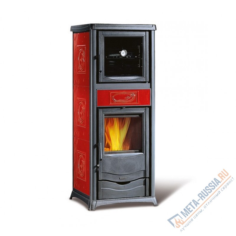 Печь-камин La Nordica Rossella Plus Forno Bordeaux (бордовый)