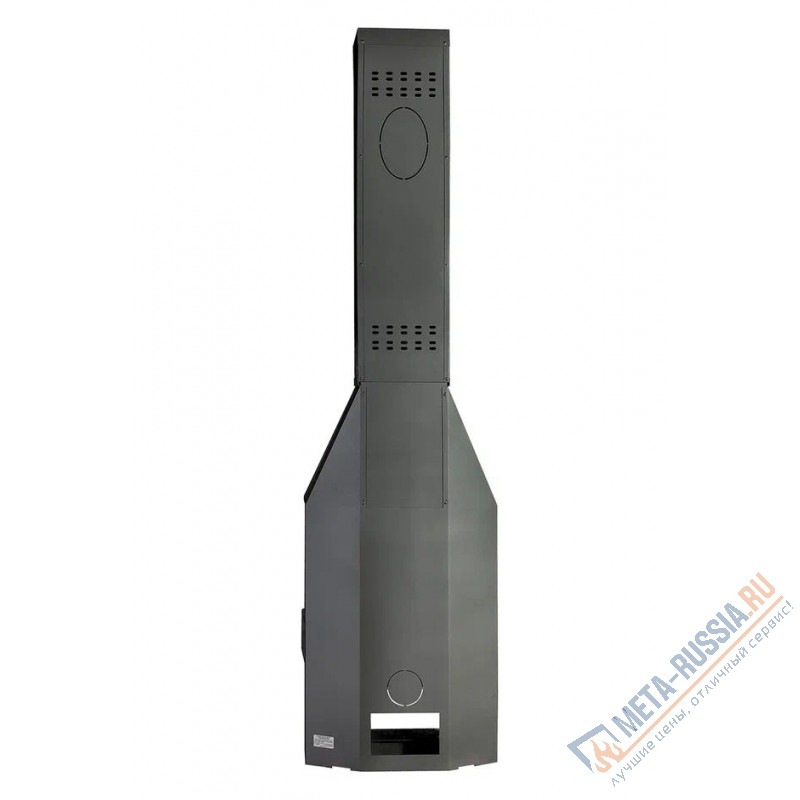 Печь-камин Экокамин Бавария три стекла графит