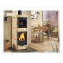 Печь-камин La Nordica Nicoletta forno Evo Silk Vogue Ametista