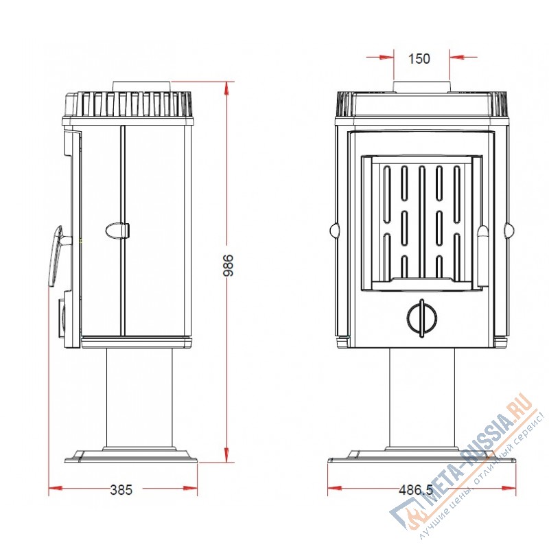 Печь-камин Invicta MESNIL Печь-камин Invicta MESNIL