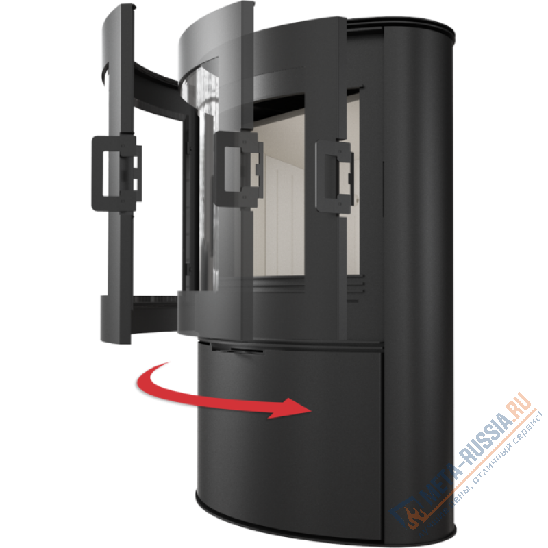 Печь камин Kratki KOZA/AB/S/2 сталь