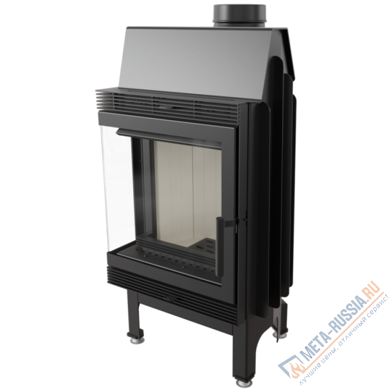 Каминная топка Kratki Blanka/L/BS (угловое стекло слева)