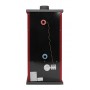 Печь-камин MBS THERMO VESTA PLUS DARK RED (с водяным контуром)
