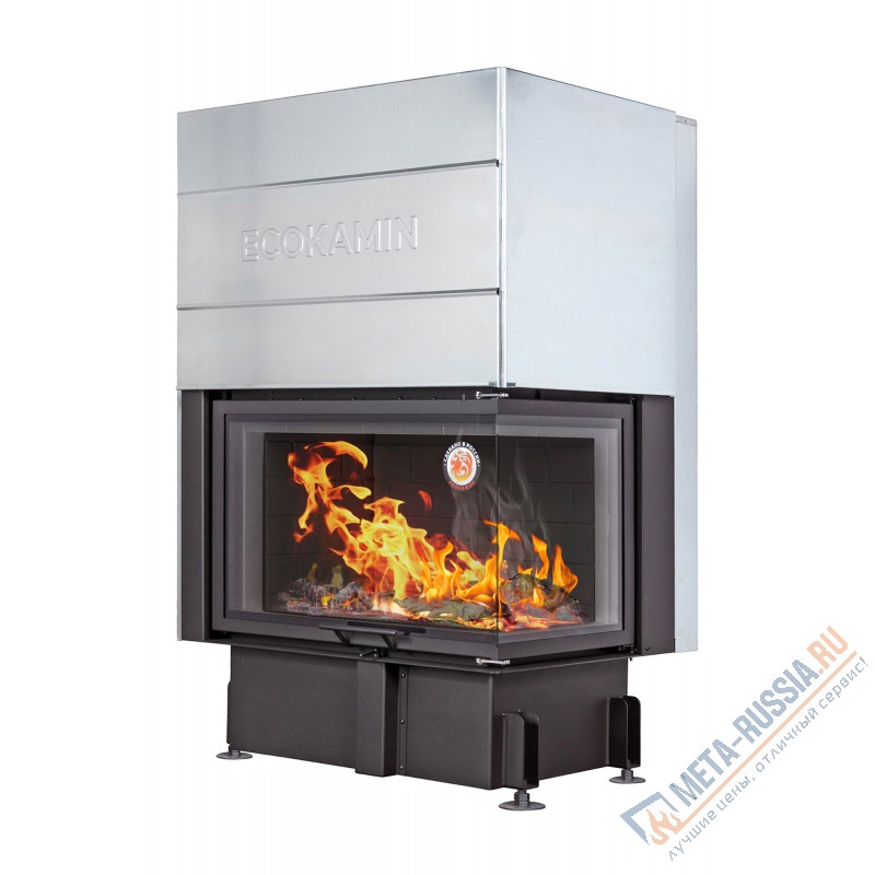Каминная топка ЭкоКамин ДЕЛЬТА 800RB два стекла правая принтинг черный шамот TDN800RB Каминная топка ЭкоКамин ДЕЛЬТА 800RB два стекла правая принтинг черный шамот TDN800RB