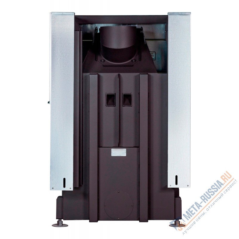 Каминная топка ЭкоКамин ДЕЛЬТА 800R два стекла правая принтинг TDN800R