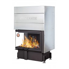 Каминная топка ЭкоКамин ДЕЛЬТА 800LB два стекла левая принтинг черный шамот TDN800LB Каминная топка ЭкоКамин ДЕЛЬТА 800LB два стекла левая принтинг черный шамот TDN800LB