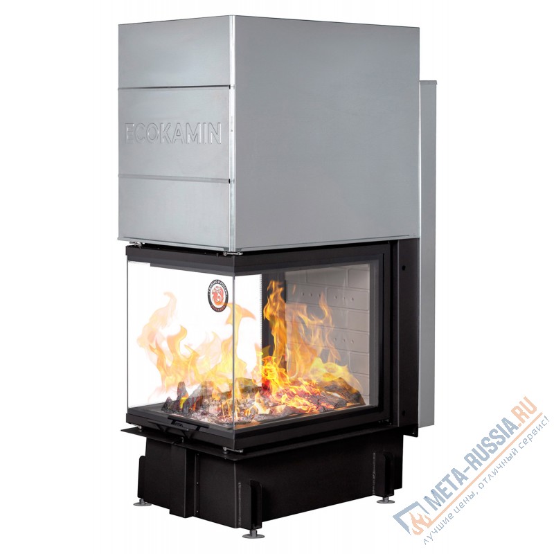Каминная топка ЭкоКамин ДЕЛЬТА 700P TDN700P подовая принтинг