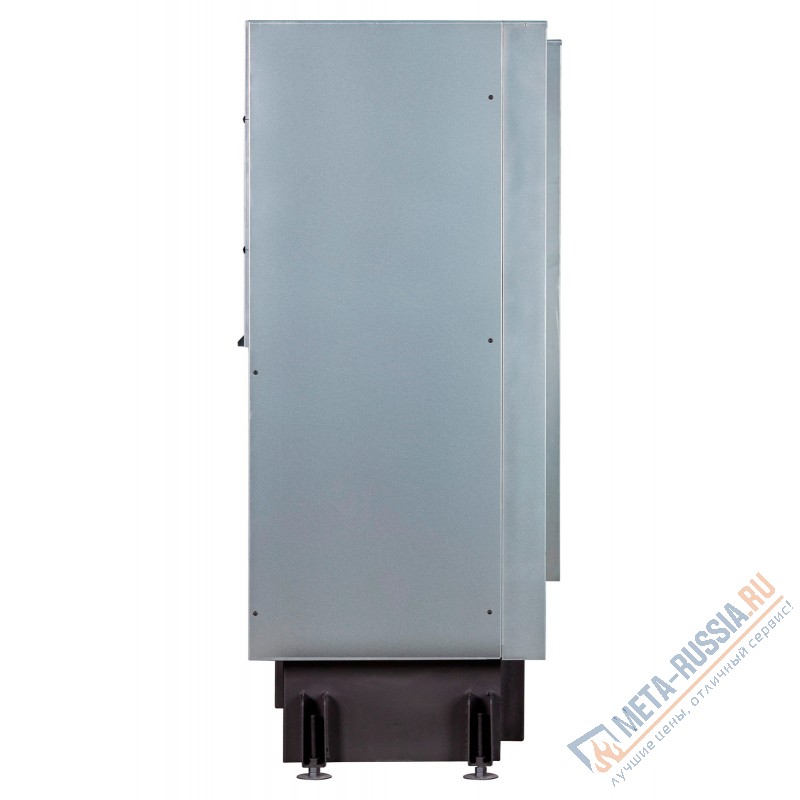 Каминная топка ЭкоКамин ДЕЛЬТА 1000LB два стекла принтинг левая черный шамот TDNP1000LB