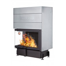 Каминная топка ЭкоКамин ДЕЛЬТА 1000LB два стекла принтинг левая черный шамот TDNP1000LB Каминная топка ЭкоКамин ДЕЛЬТА 1000LB два стекла принтинг левая черный шамот TDNP1000LB