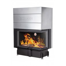 Каминная топка ЭкоКамин ДЕЛЬТА 1000RB два стекла принтинг правая черный шамот TDNP1000RB Каминная топка ЭкоКамин ДЕЛЬТА 1000RB два стекла принтинг правая черный шамот TDNP1000RB