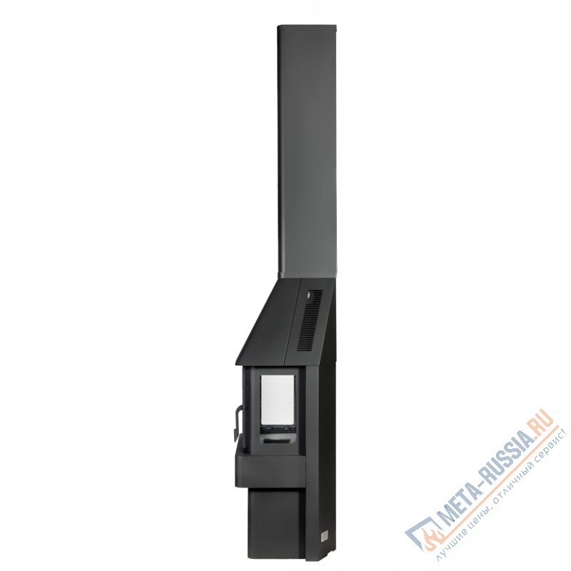 Печь-камин Экокамин Бавария три стекла черная