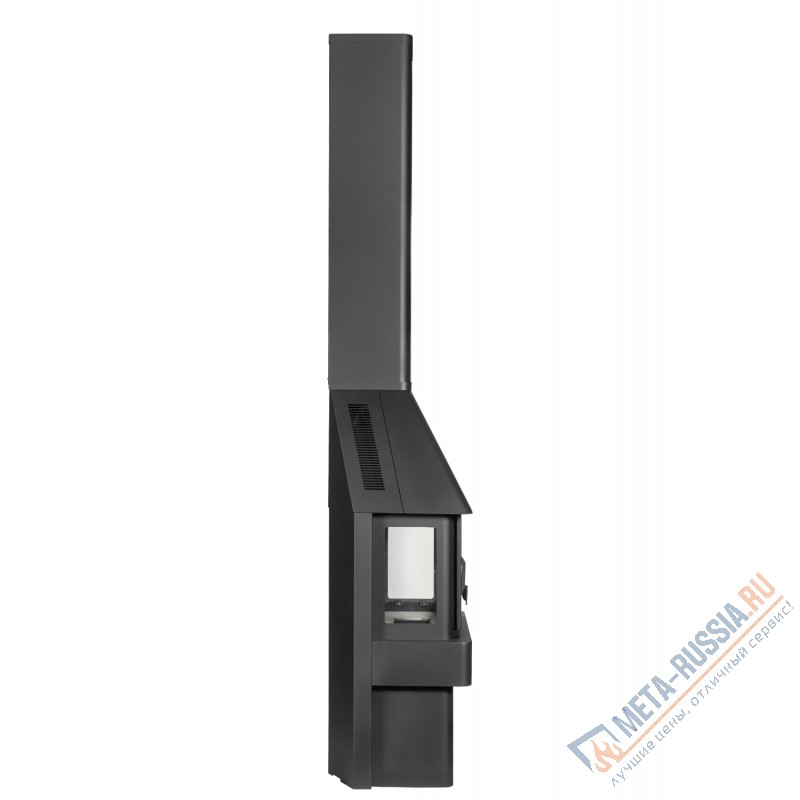 Печь-камин Экокамин Бавария три стекла черная Печь-камин Экокамин Бавария три стекла черная