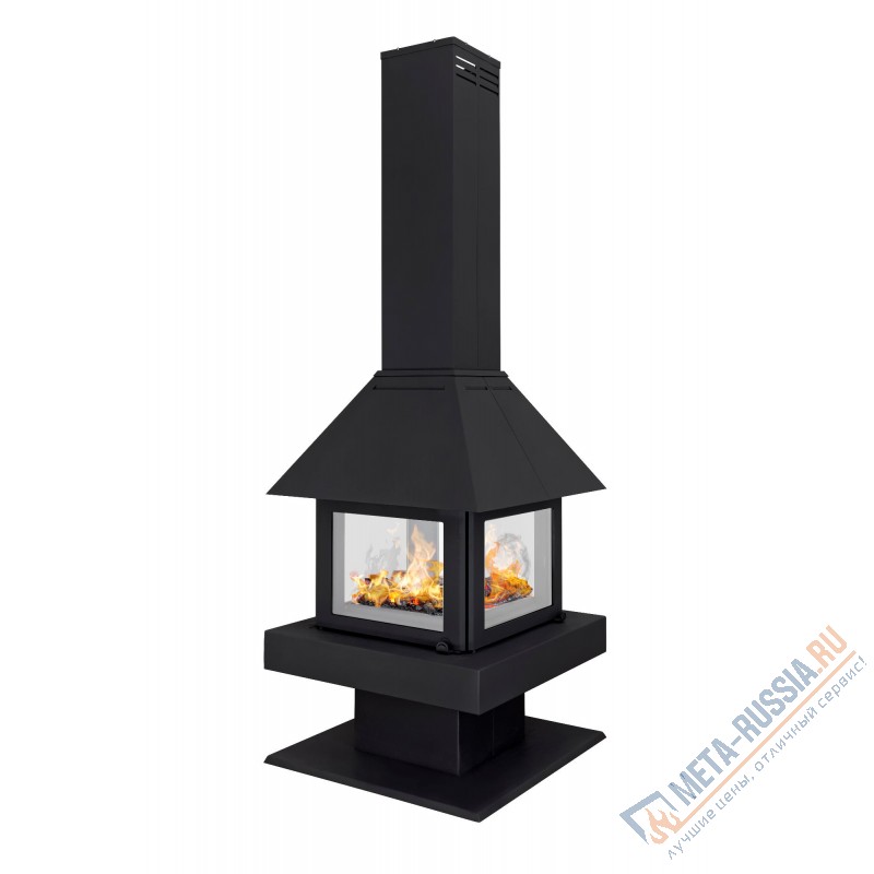 Камин Экокамин ЭКЛИПС ОСТРОВНОЙ 4D черный K181 Камин Экокамин ЭКЛИПС ОСТРОВНОЙ 4D черный K181