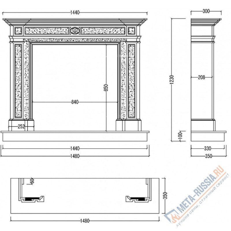 Каминный портал Madeira NERIO Каминный портал Madeira NERIO