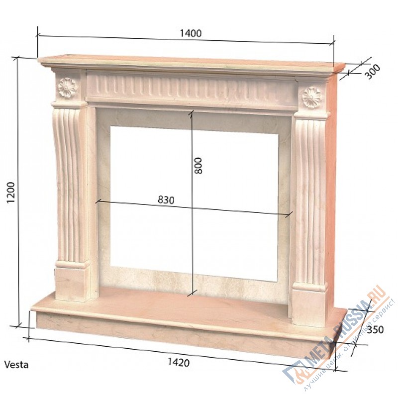 Каминный портал Madeira VESTA