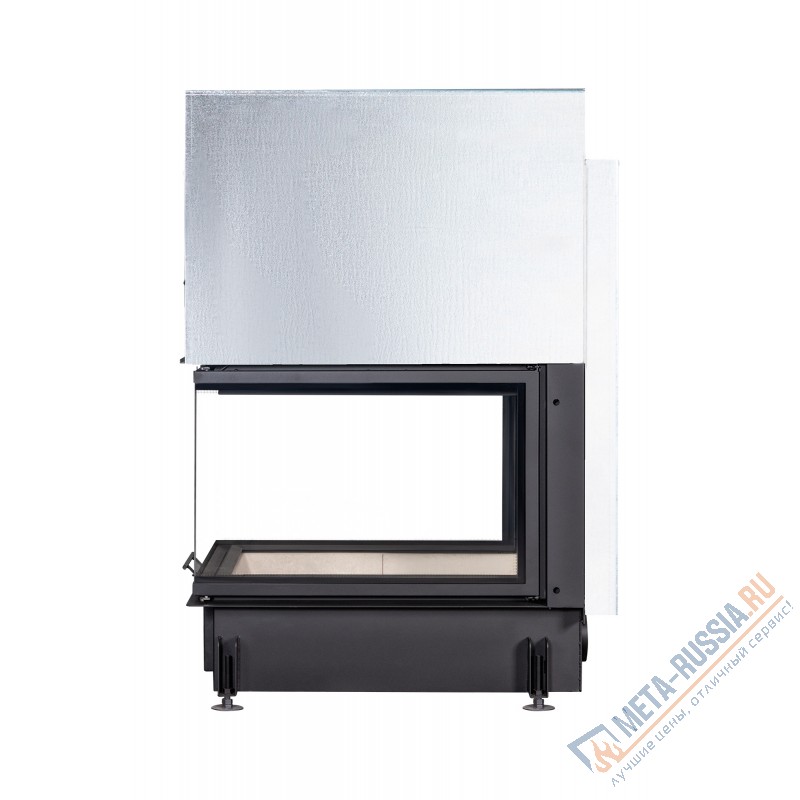 Каминная топка ЭкоКамин ДЕЛЬТА 900 три стекла принтинг