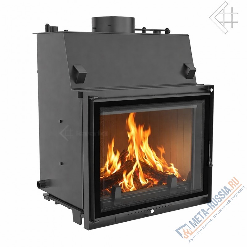 Каминная топка Kratki Amelia/PW/30/W/DECO с водяным контуром 30 кВт