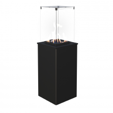 Газовый нагреватель Kratki PATIO/M/G31/37MBAR/S - сталь, с ручным управлением