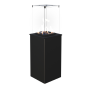 Газовый нагреватель Kratki PATIO/M/G31/37MBAR/S - сталь, с ручным управлением