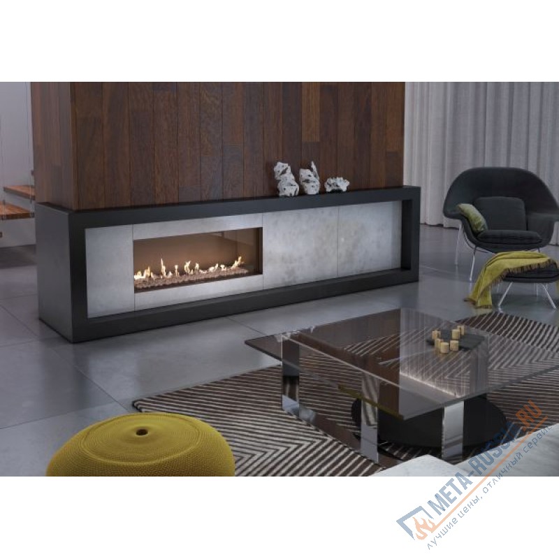 Газовая каминная топка Kratki LEO/100/G20 (магистральный газ)