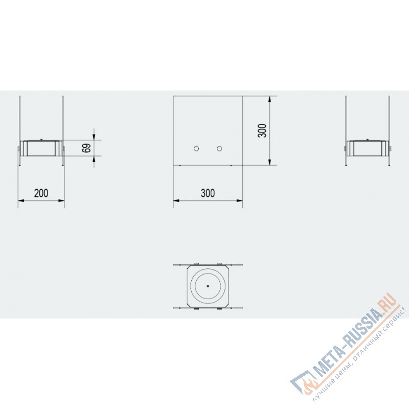 Биокамин настольный Kratki Nest, TUV