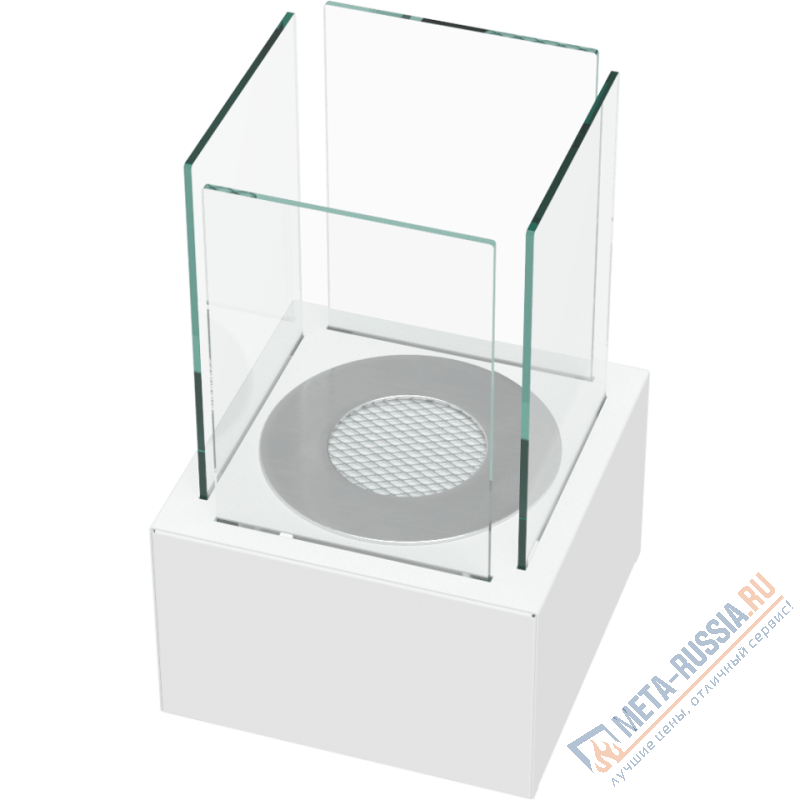 Биокамин настольный Kratki TANGO 1 белый, TUV