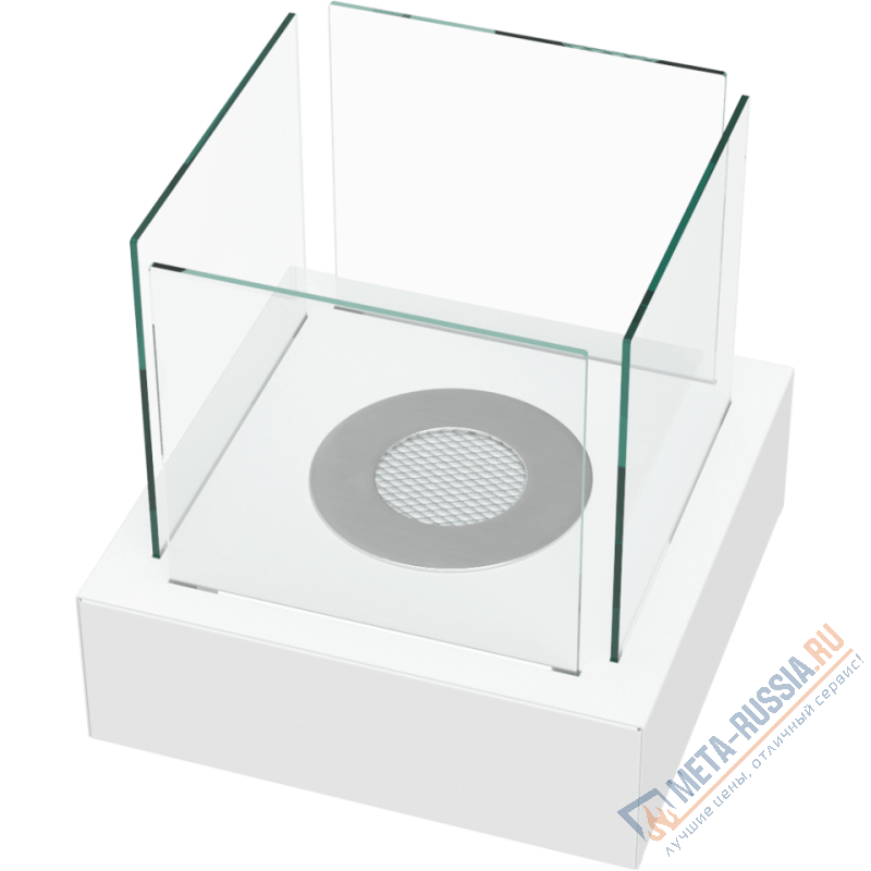 Биокамин настольный Kratki TANGO 3 белый, TUV