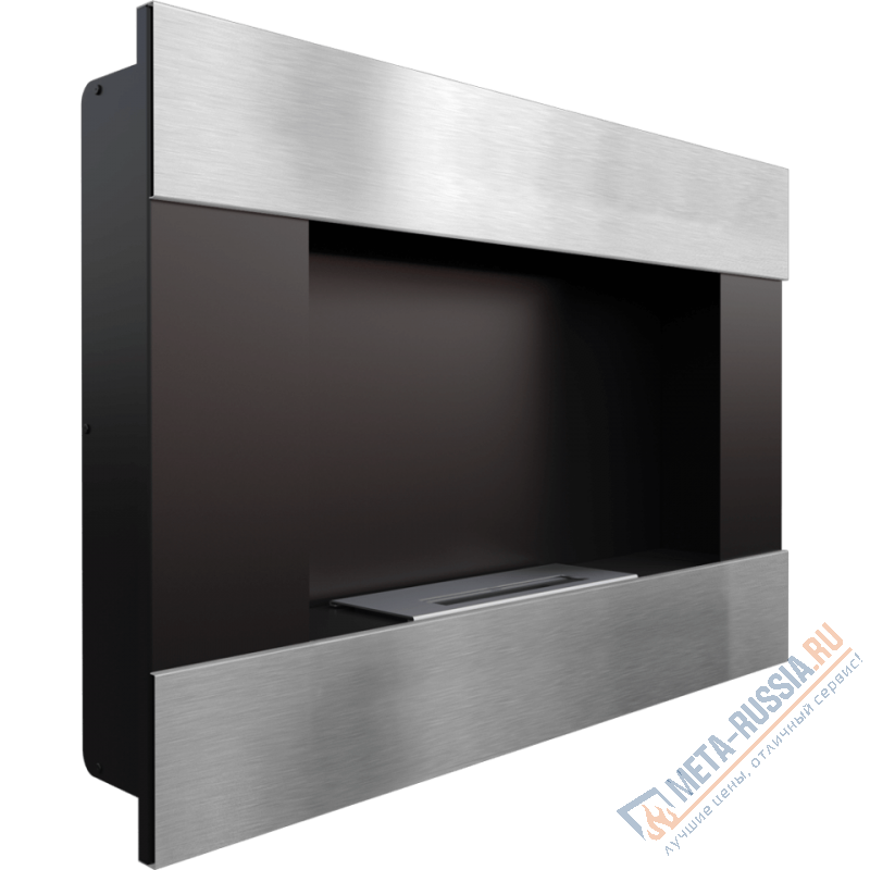 Биокамин настенный Kratki BRAVO стальной, TUV