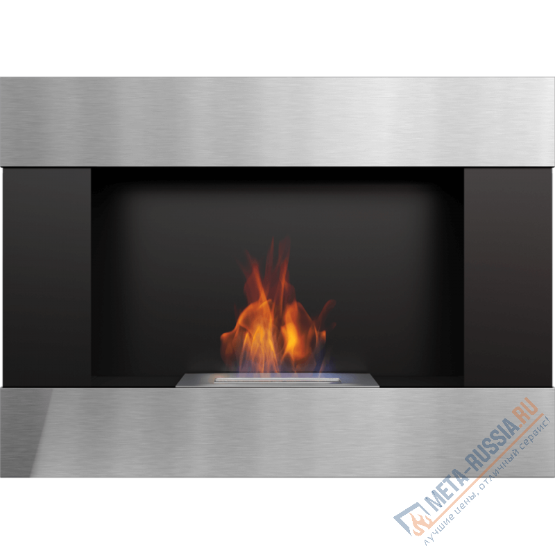 Биокамин настенный Kratki BRAVO стальной, TUV