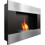 Биокамин настенный Kratki BRAVO стальной, TUV