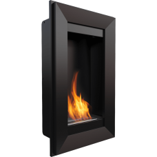 Биокамин настенный Kratki CHARLIE 2 черный, TUV