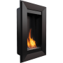 Биокамин настенный Kratki CHARLIE 2 черный, TUV